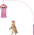 35" Pink Jellyfish Flexible Cat Teaser Wand