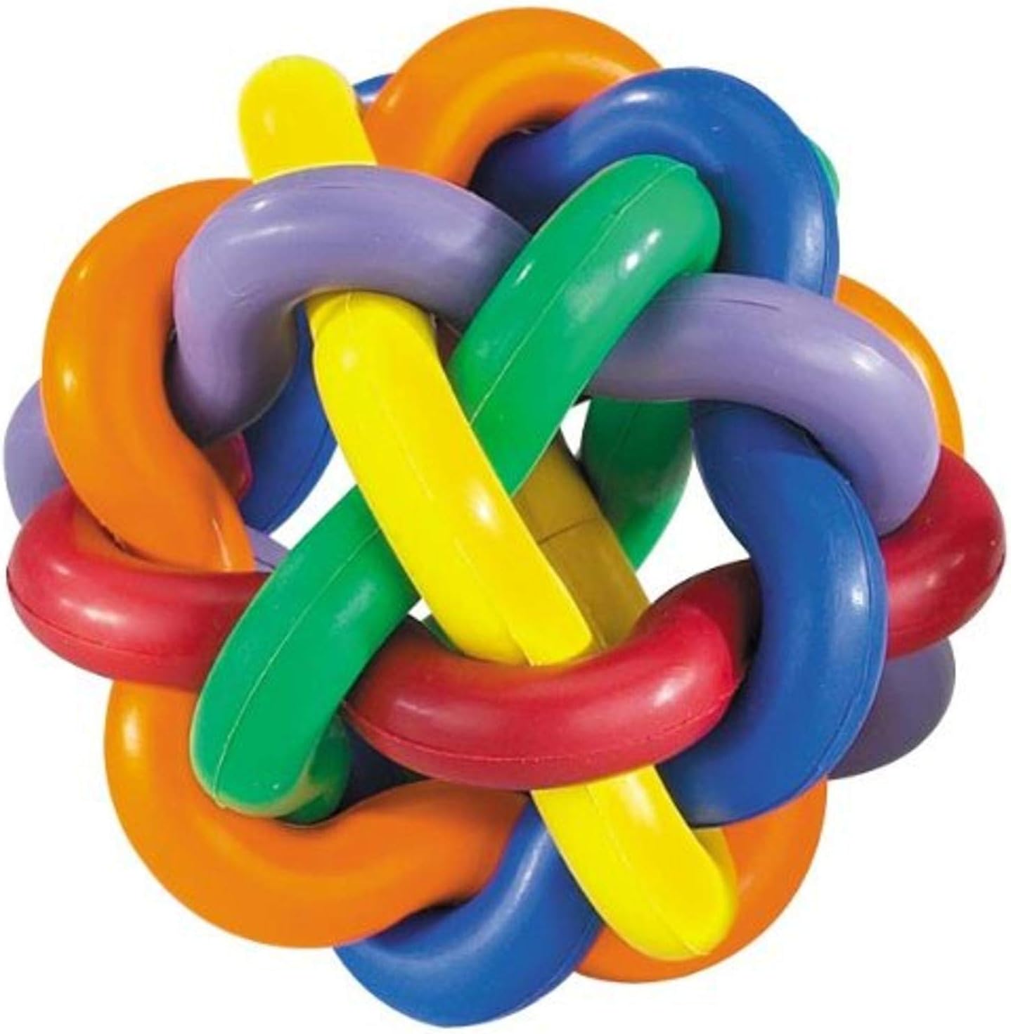 Medium Nobbly Wobbly Rubber Ball for Small Breeds