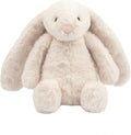 Large Beige Bunny Squeaky Chew Toy for All Sizes