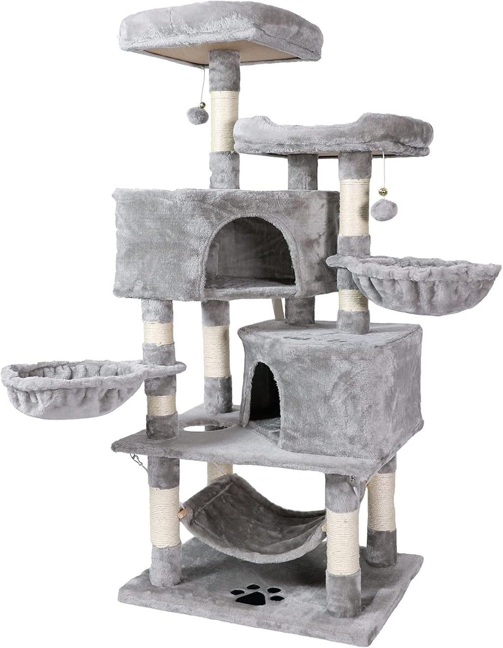 Cat Tree for Indoor- Multi-Level for Big Cats -Cat Condo Climbing Tower-Pet Play House