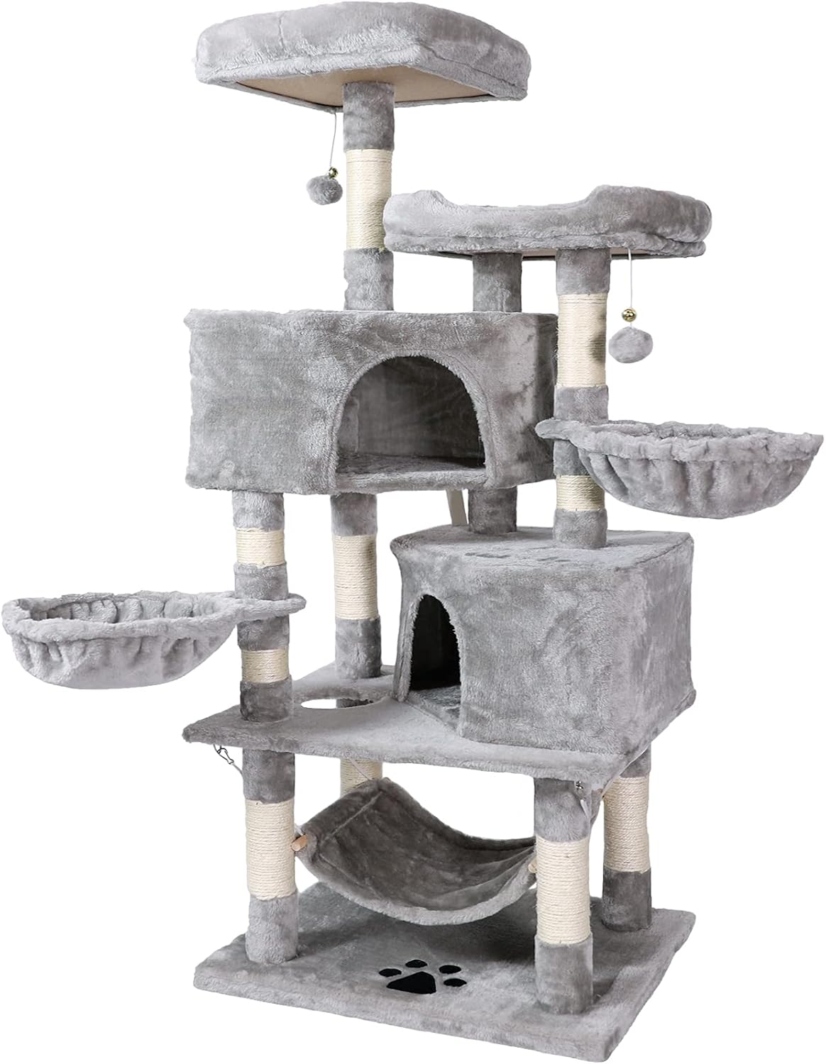 Cat Tree for Indoor- Multi-Level for Big Cats -Cat Condo Climbing Tower-Pet Play House