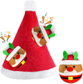 4-Pack Christmas Plush Hide & Seek Squeaky Dog Toys