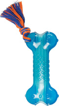 Royal Blue Treat-Dispensing Bone Dog Chew Toy