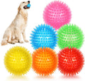 6-Pack 2.5" Spiky Floating Squeaky Dog Balls for Small Dogs
