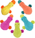 1-Piece Plush Filled Squeaky Dog Toy Assorted Colors